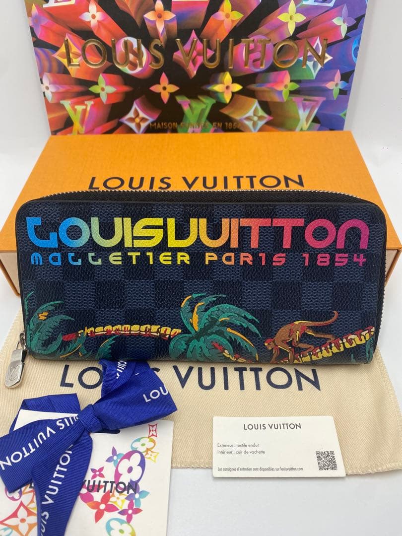 限定品✨極美品　ルイヴィトン ジッピーウォレット ヴェルティカル ダミエ 長財布