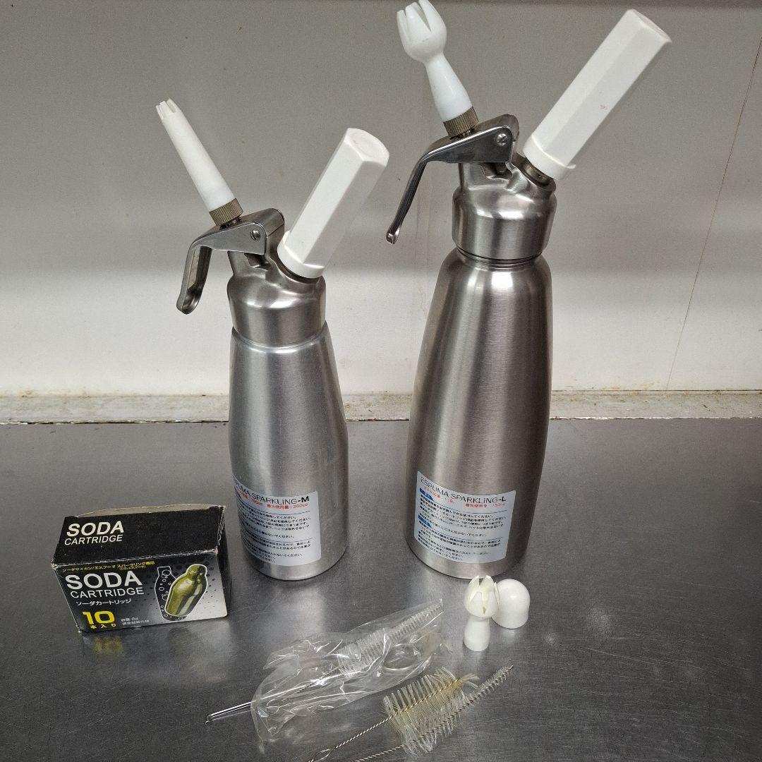 エスプーマスパークリング　M L 2本セット