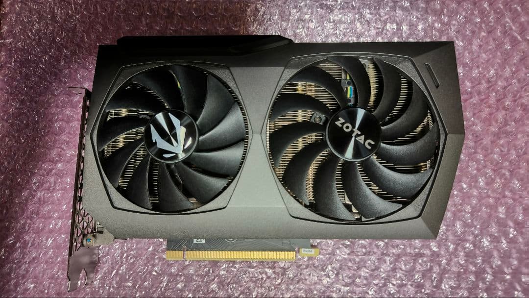 ZOTAC RTX 3070 8G 動作確認済み