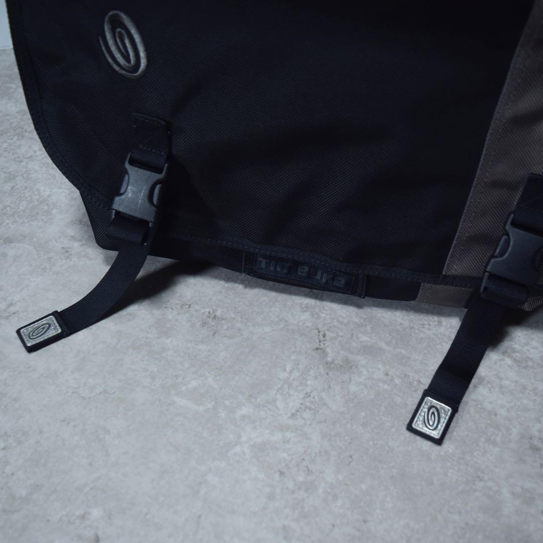 00s y2k TIMBUK2 大型メッセンジャーバッグ ブラック グレー
