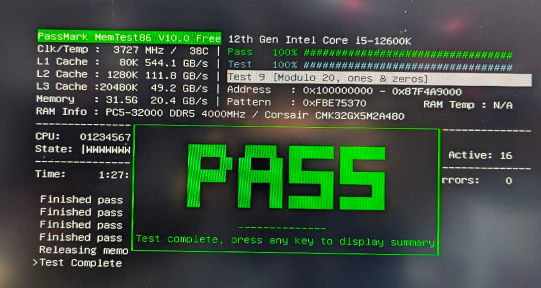 d*1様 CORSAIR DDR5 32GB 4800MHz