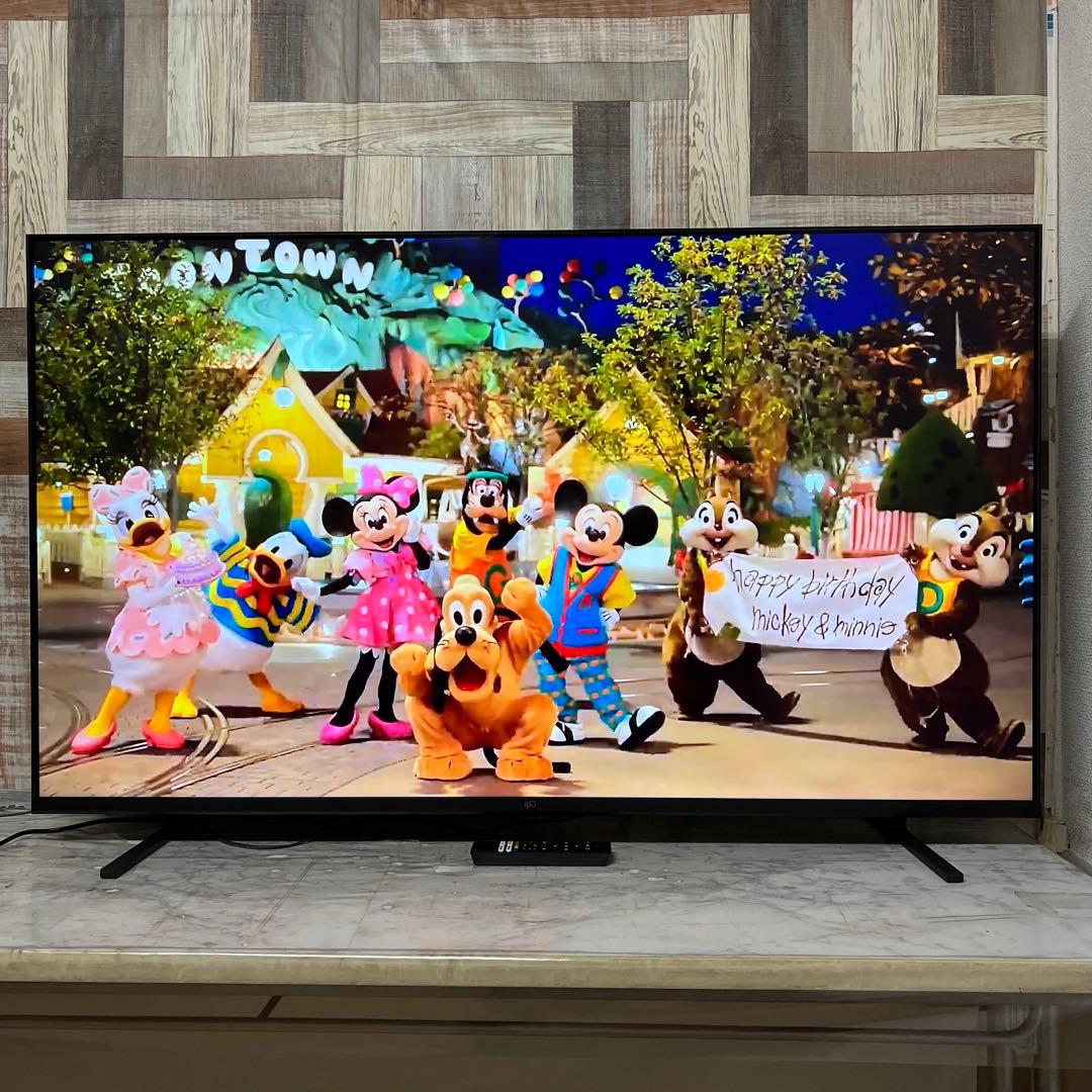 即日受渡❣️全国送料込半年前購入FPD55型4KGoogleTV ネット動画多数