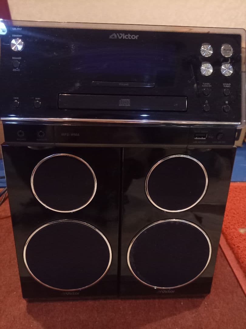 Victor ミニコンポ CDプレーヤー USBポート付き