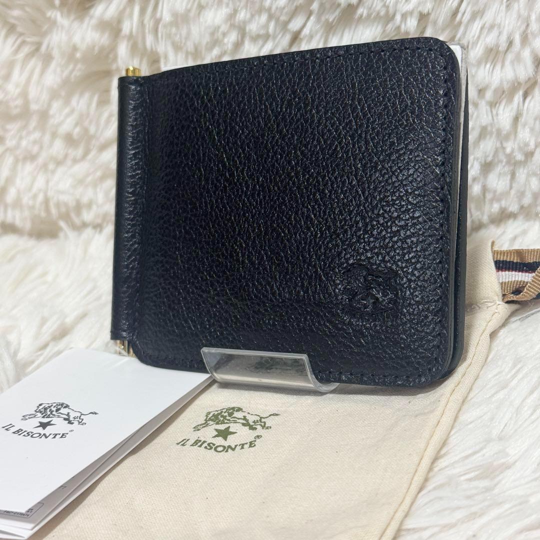 ルード様【新品未使用】 イルビゾンテ　マネークリップ 二つ折り財布 札入れ