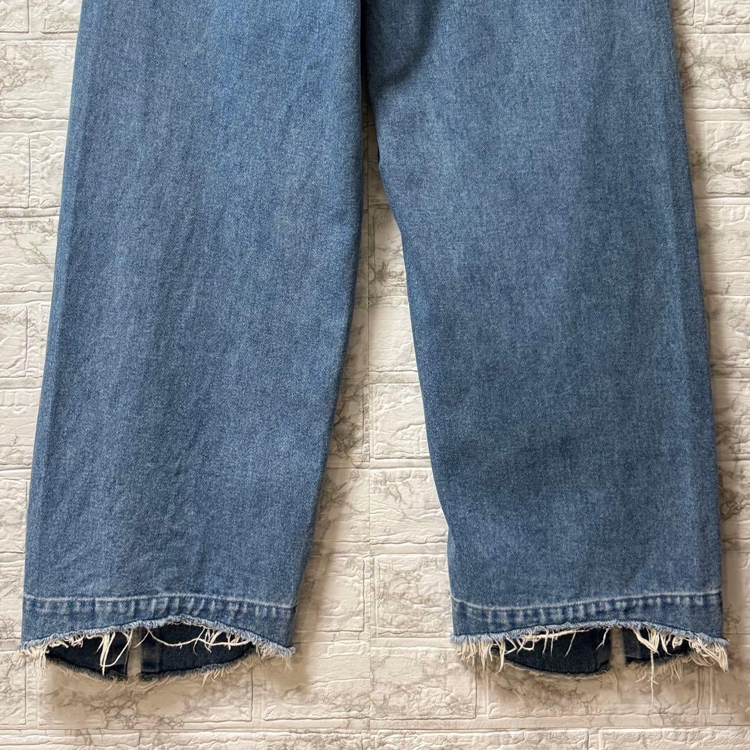 ADAM ET ROPÉ ルーズフィットアジャストデニム サックス 38