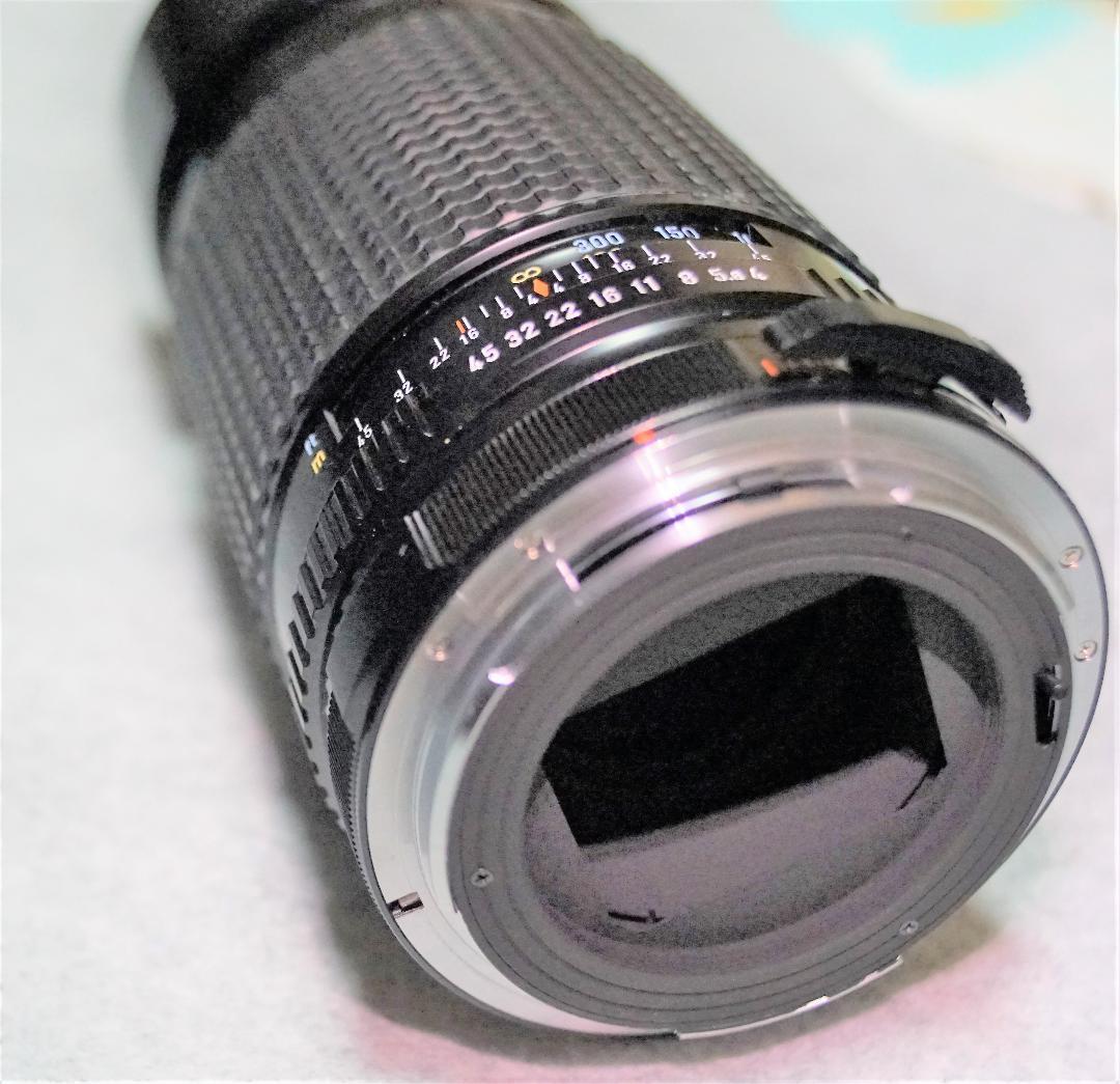 ペンタックス　6７　300ミリ　ｆ４レンズとマウントアダプター付き