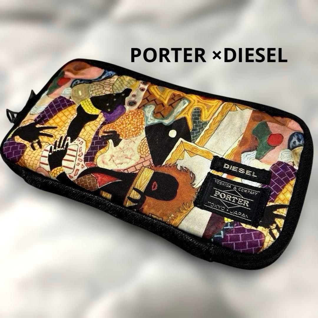 ★希少★ PORTER ×DIESELコラボ ラウンドジップ長財布　横尾忠則