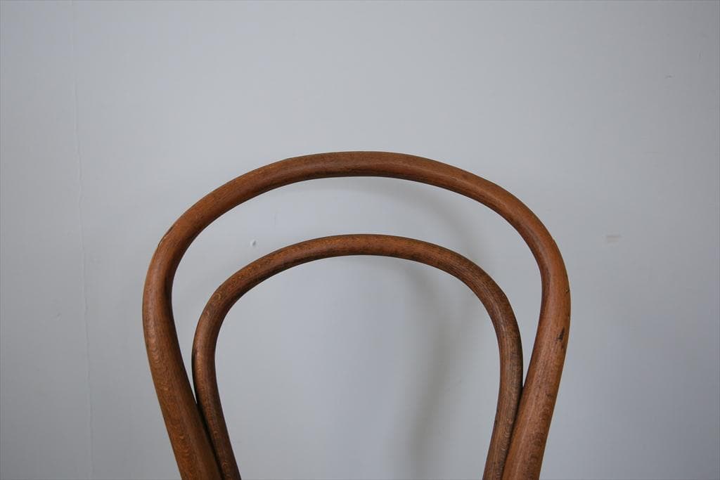 フランスアンティークMundus製ベントウッドチェア/木製椅子イス(92-65)