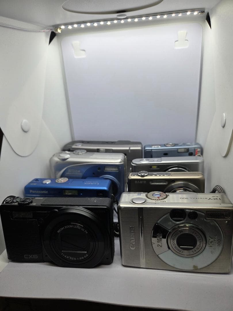 コンパクトデジタルカメラ8台まとめセット