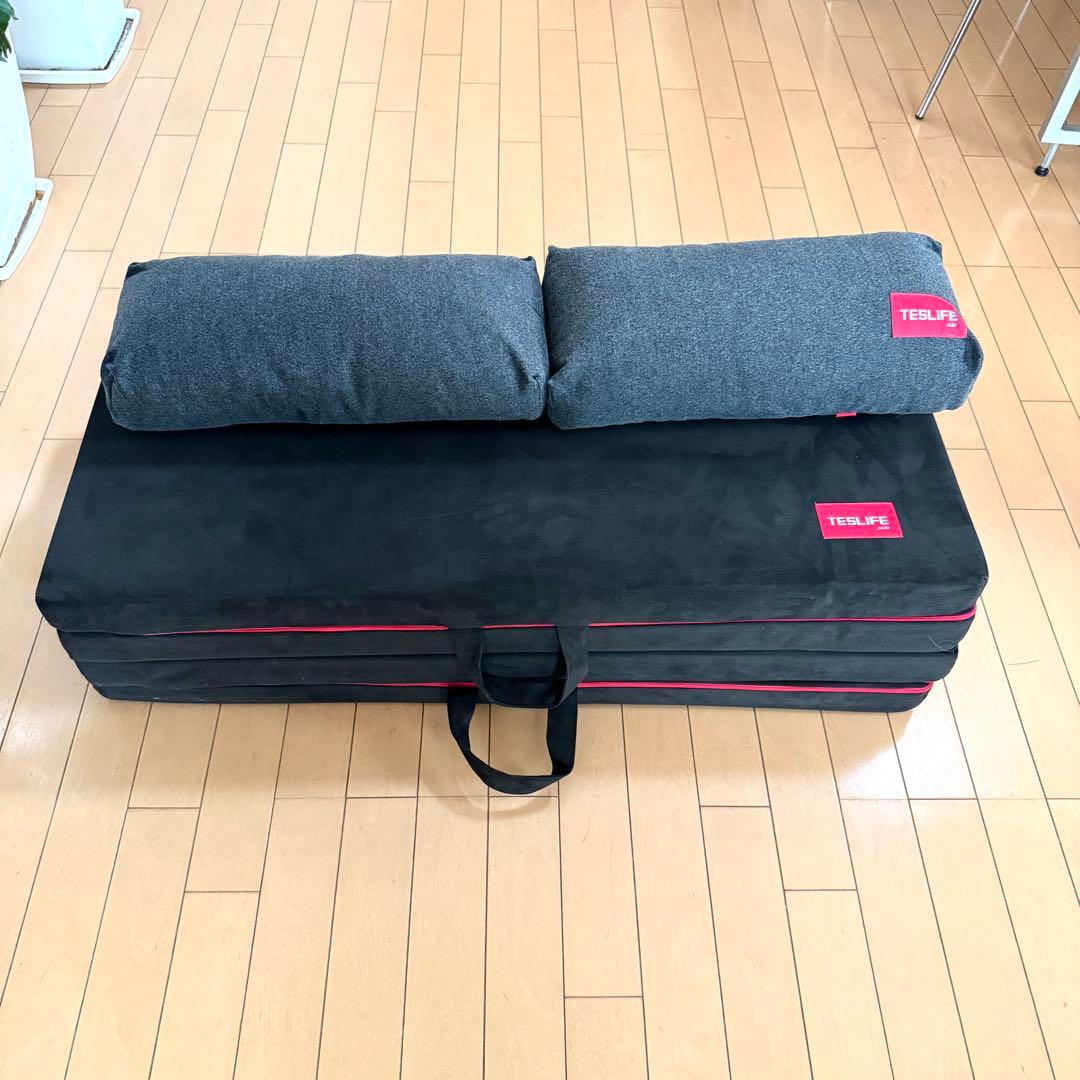 美品 Tesla テスラライフ T1 フォールディングマット 車中泊 キャンプ