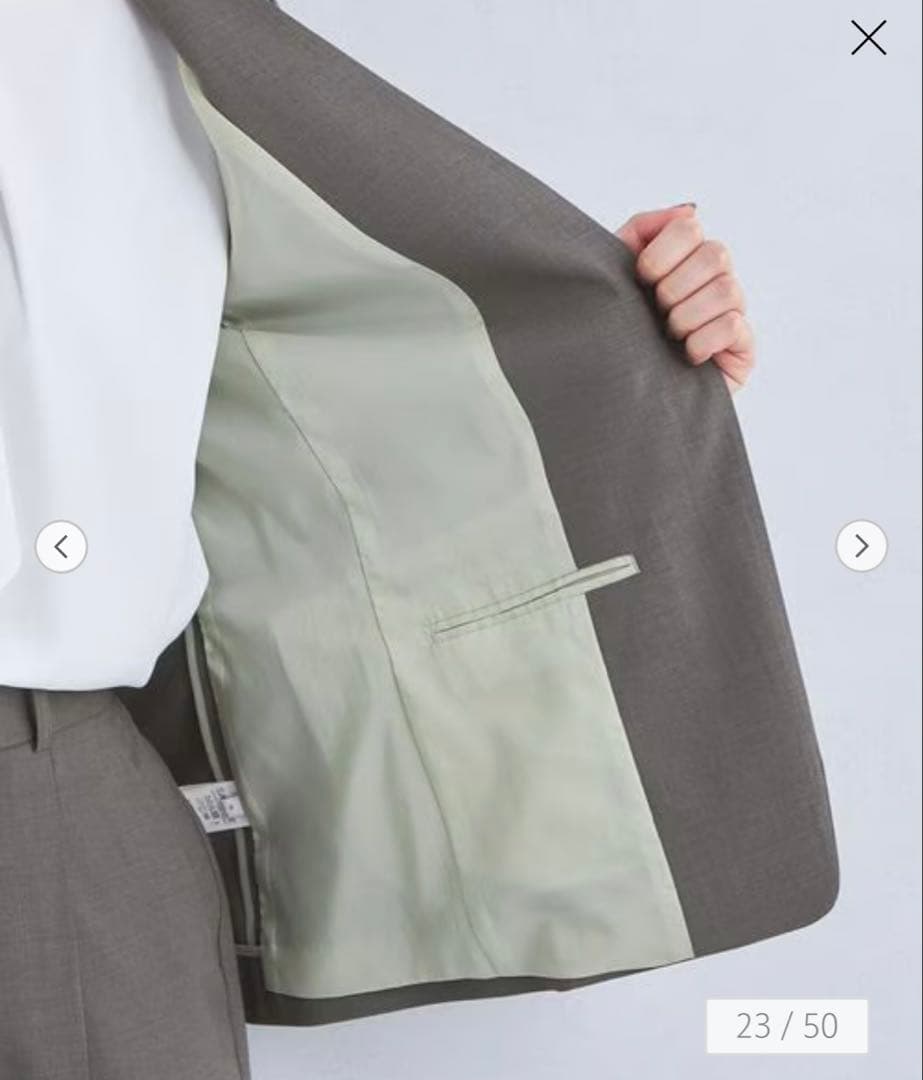 green label relaxing スーツ ジャケットパンツ上下セット