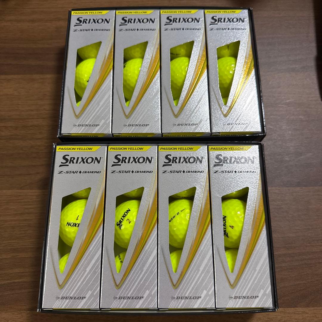 Srixon Z-STAR DIAMOND パッションイエロー 2ダース