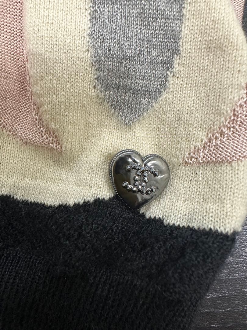 CHANELココマークタートルニット