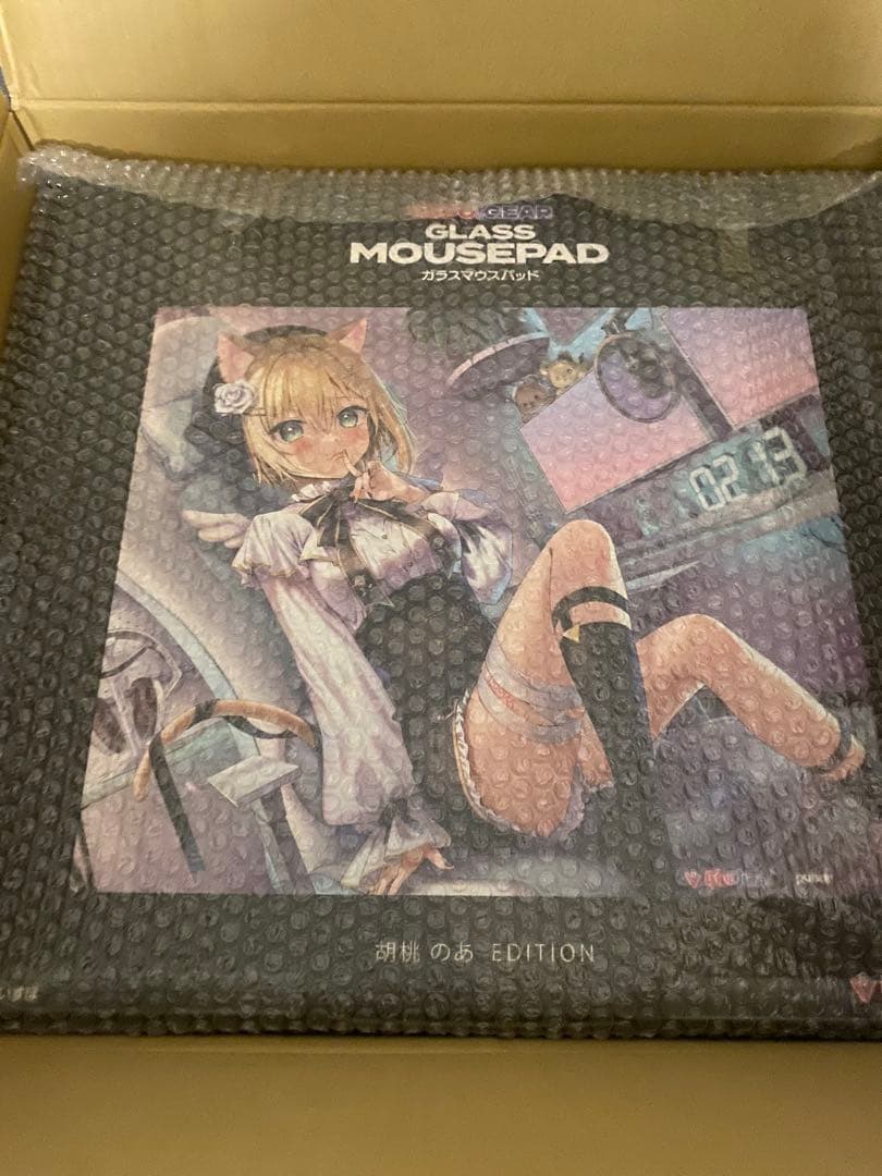 【新品未開封】ぶいすぽっ！ガラスマウスパッド胡桃のあVSPO!GEAR