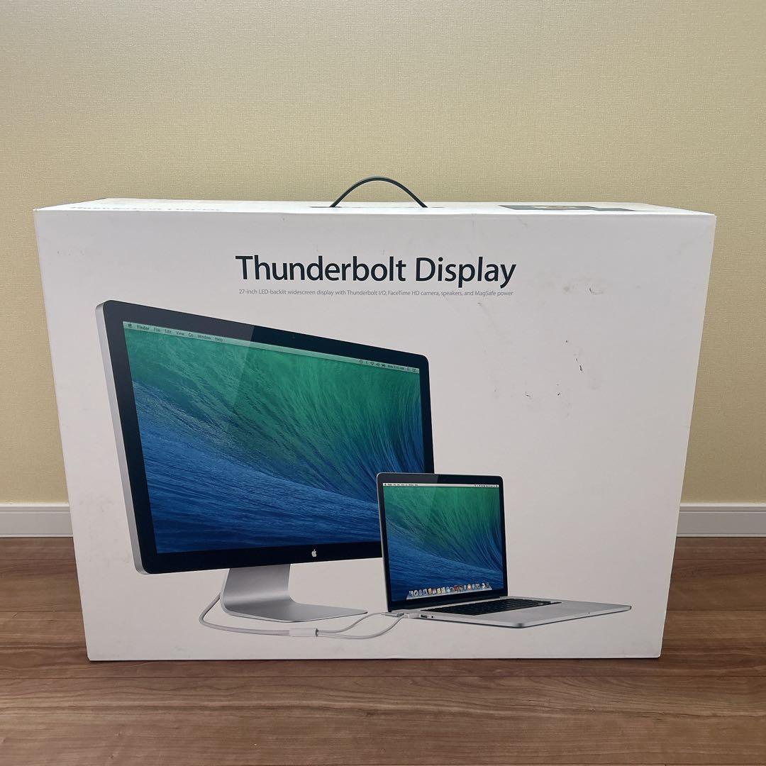 美品希少品Apple Thunderbolt Display 27インチ外箱付き