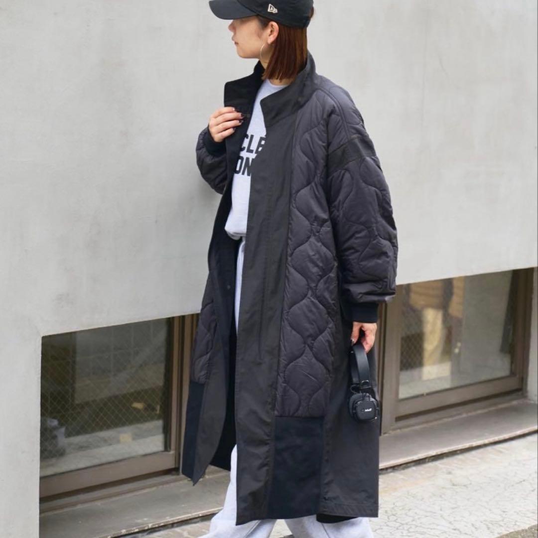 【etsinta 】エシンタ　切替マキシミリタリーコート