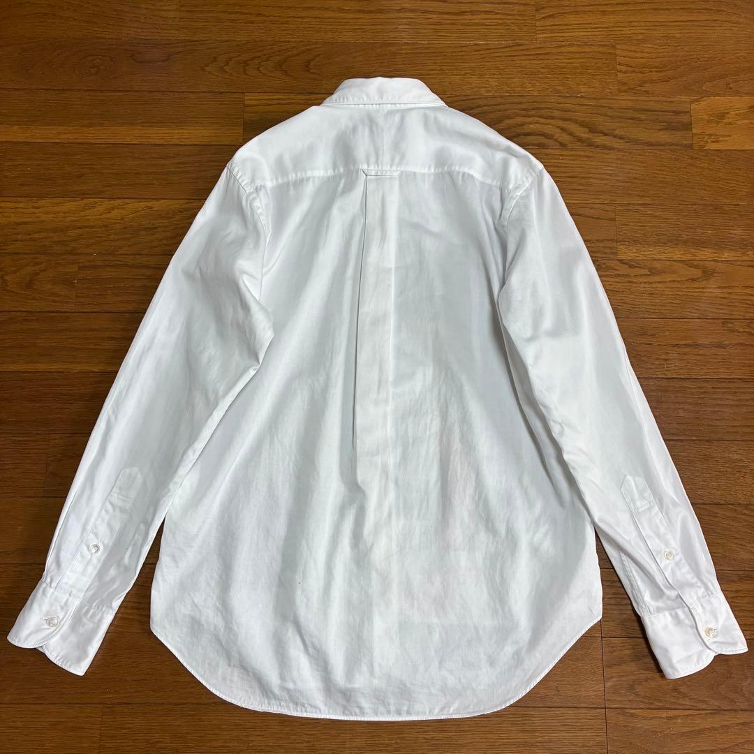 コムデギャルソン MAN ブルーノート コットンシャツ S 白 黒 AD2015