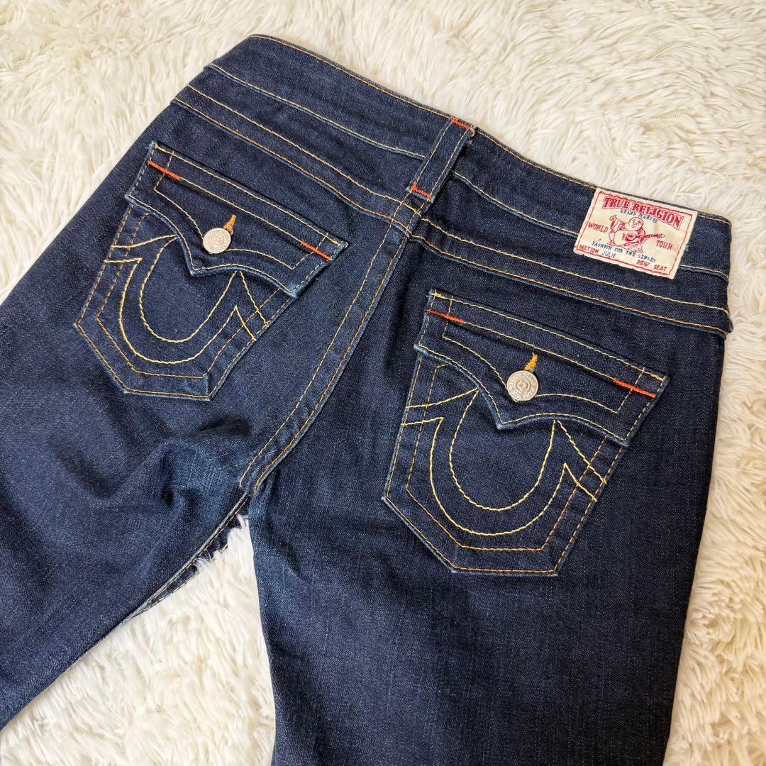 希少✨トゥルーレリジョン デニムパンツ JULIE W27 太ステッチ