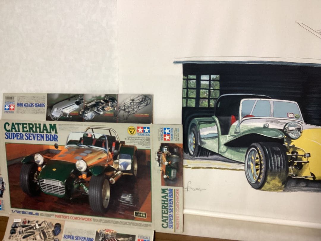 Lotus スーパーセブン　super 7 タペストリー　壁掛け　Mr.Bow