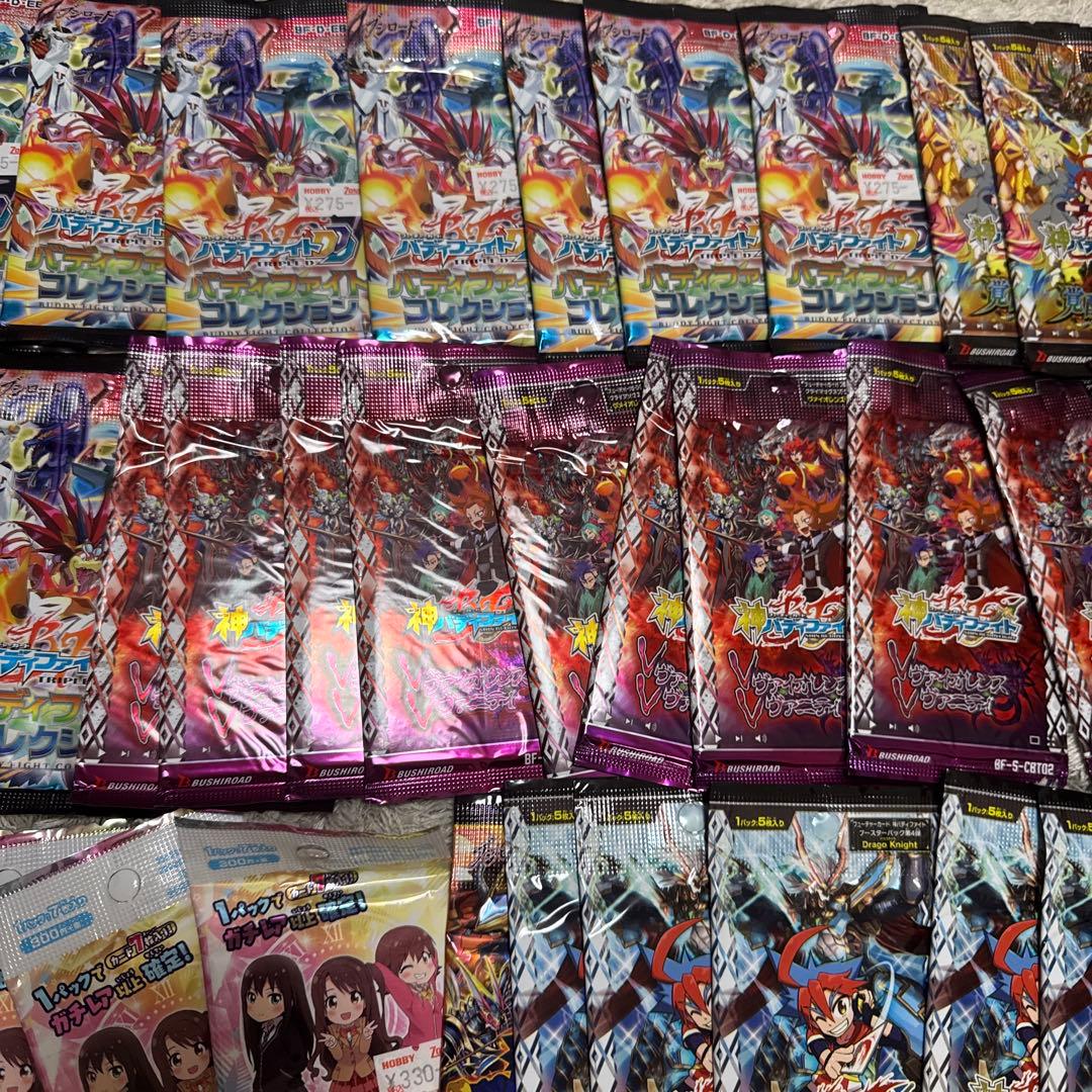 【値下げ不可】バディファイト　未開封パック　154パック　まとめ売り【3962