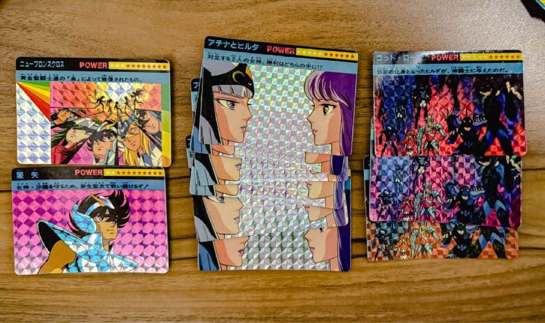 ★初期物本弾激レア★聖闘士星矢カードダス第1弾当時物 40種類 159枚 箱なし