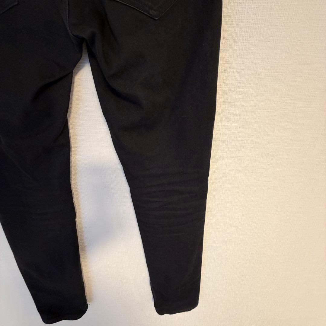 サンローラン ブラックデニムパンツ スリムフィット w33
