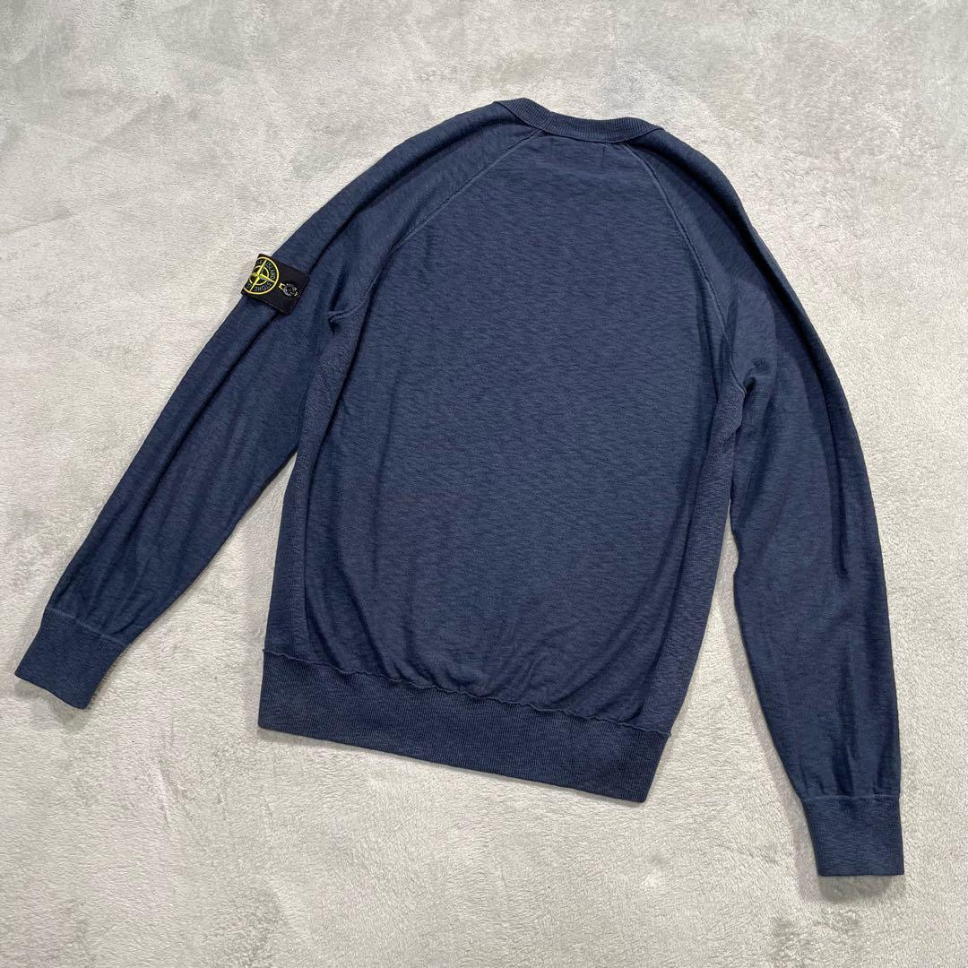 ストーンアイランド　クルーネックニット　ネイビー　XL