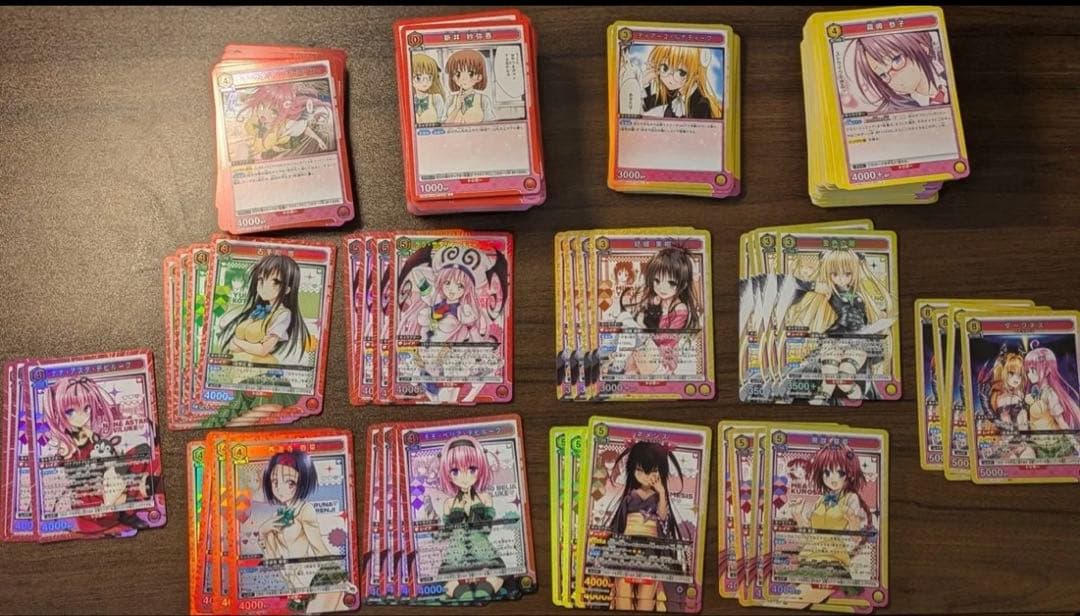 ユニオンアリーナ ToLOVEる SR以下4コン 未開封1パック付き