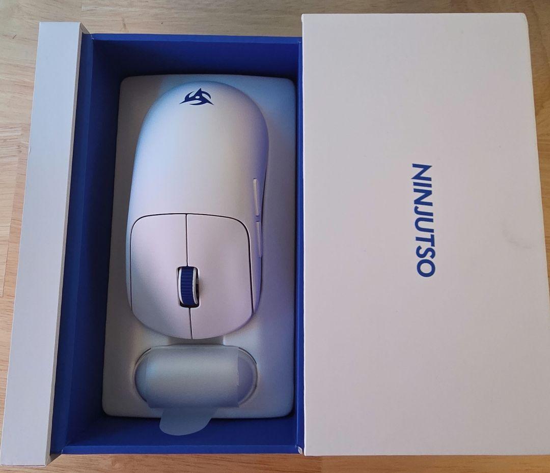 NINJUTSO TEN ホワイト　ゲーミングマウス　新品
