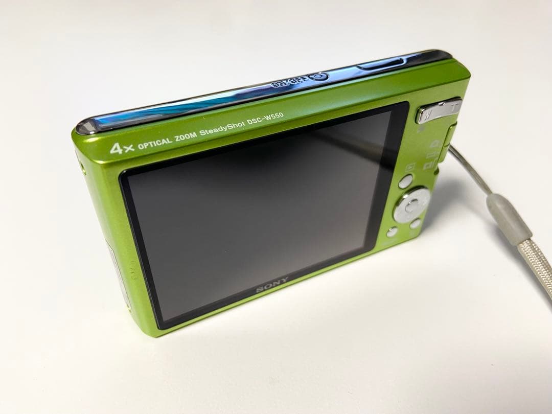 美品SONY Cyber-shot DSC-W550グリーン