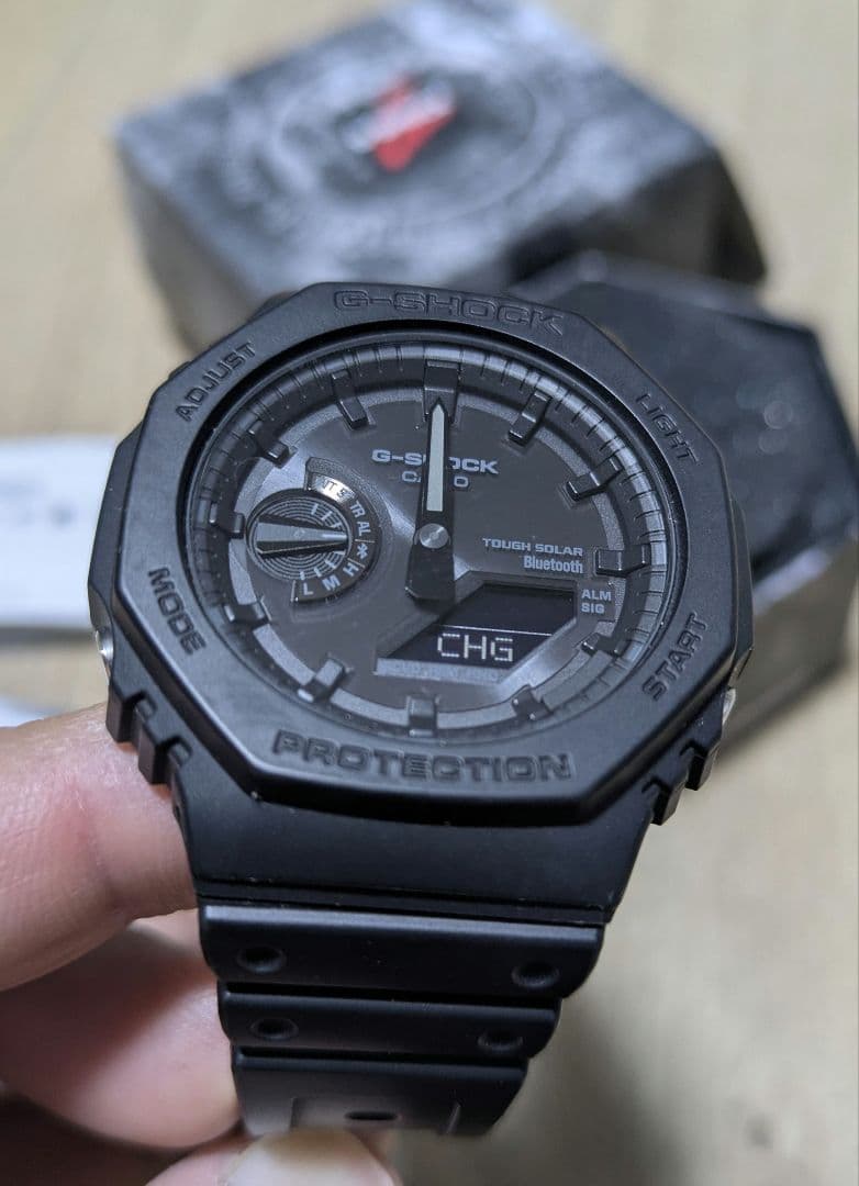 雷*禅様 G-SHOCK ga-b2100 No.5689 ブラック