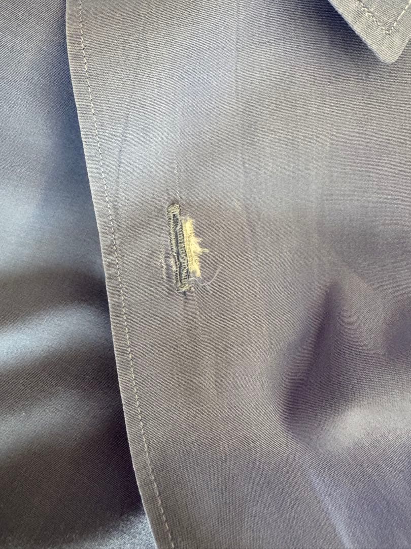 【サイズ2】　COMOLI　コモリシャツ 2020SS ブルー