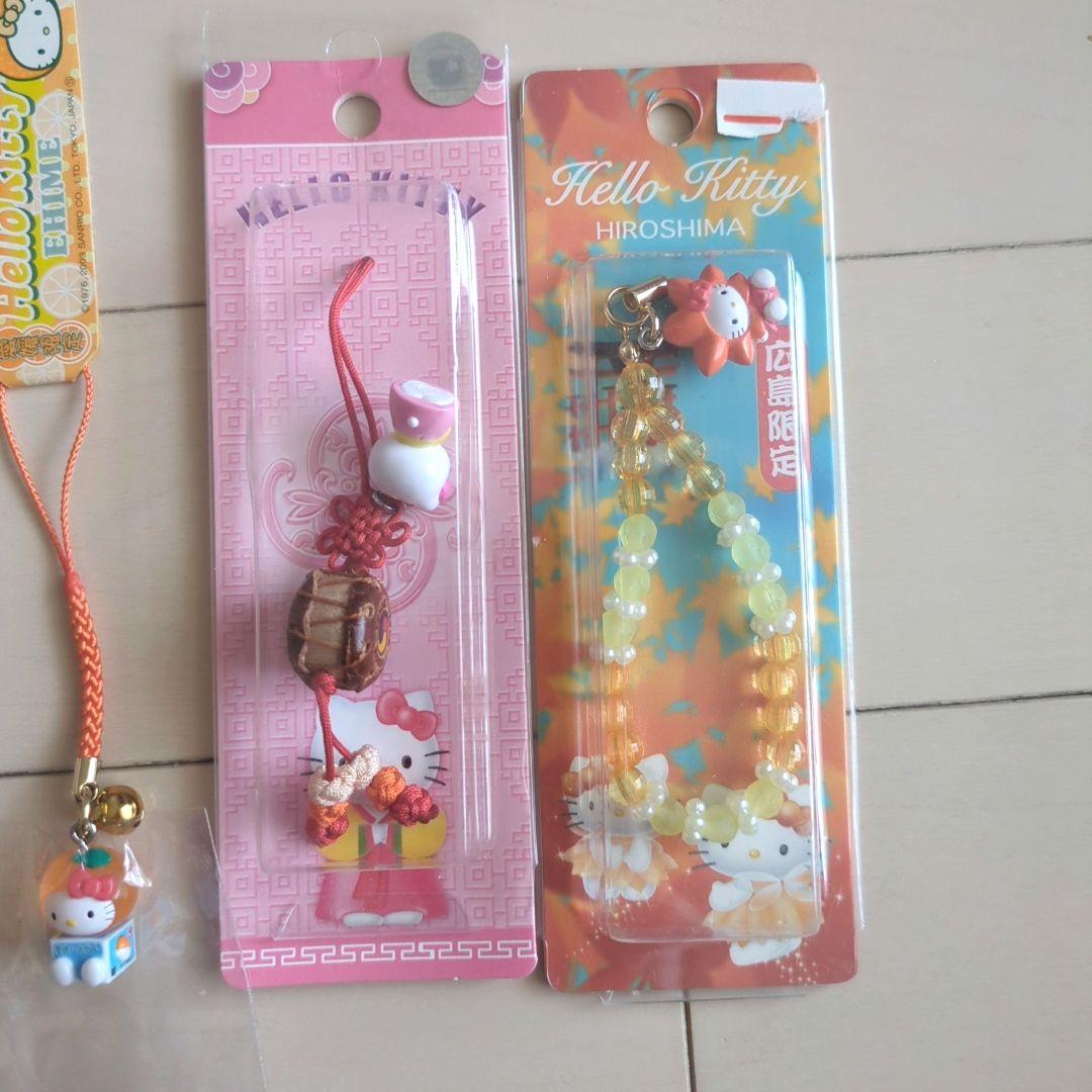 ご当地キティ ハローキティ ストライプ 7本セット 昭和レトロ 平成レトロ