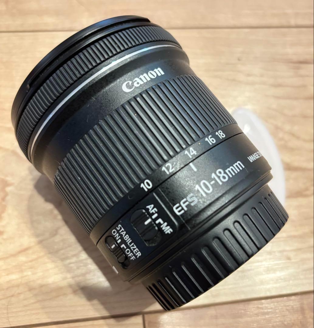 キャノン　レンズ！超広角ズームレンズ EF-S 10-18mm IS STM美品