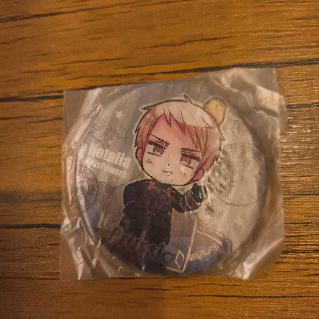 ヘタリア　チェンジング缶バッジ　プロイセン　ちびきら