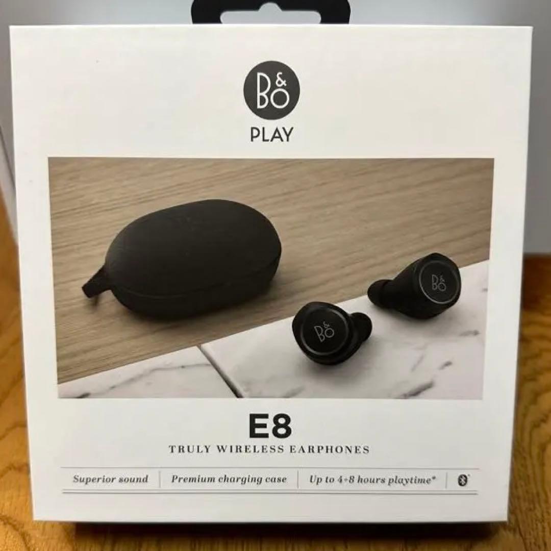 B&O PLAY BEOPLAY E8 BLACK【充電器・イヤーピース付】