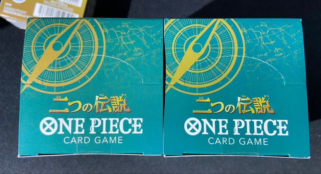 k*1様 【新品未開封テープ付き】 ワンピースカード3box2つの伝説THEBE