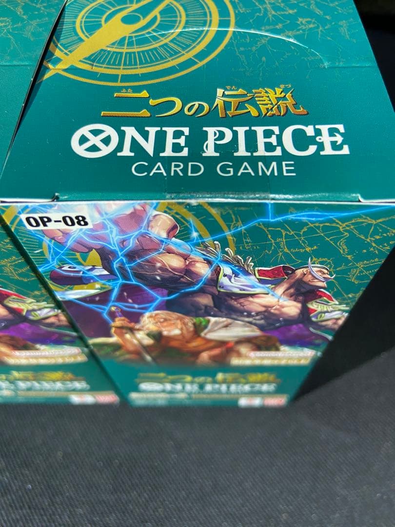 k*1様 【新品未開封テープ付き】 ワンピースカード3box2つの伝説THEBE