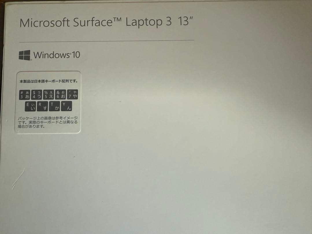 【ジャンク品】Microsoft Surface Laptop 3 ブラック