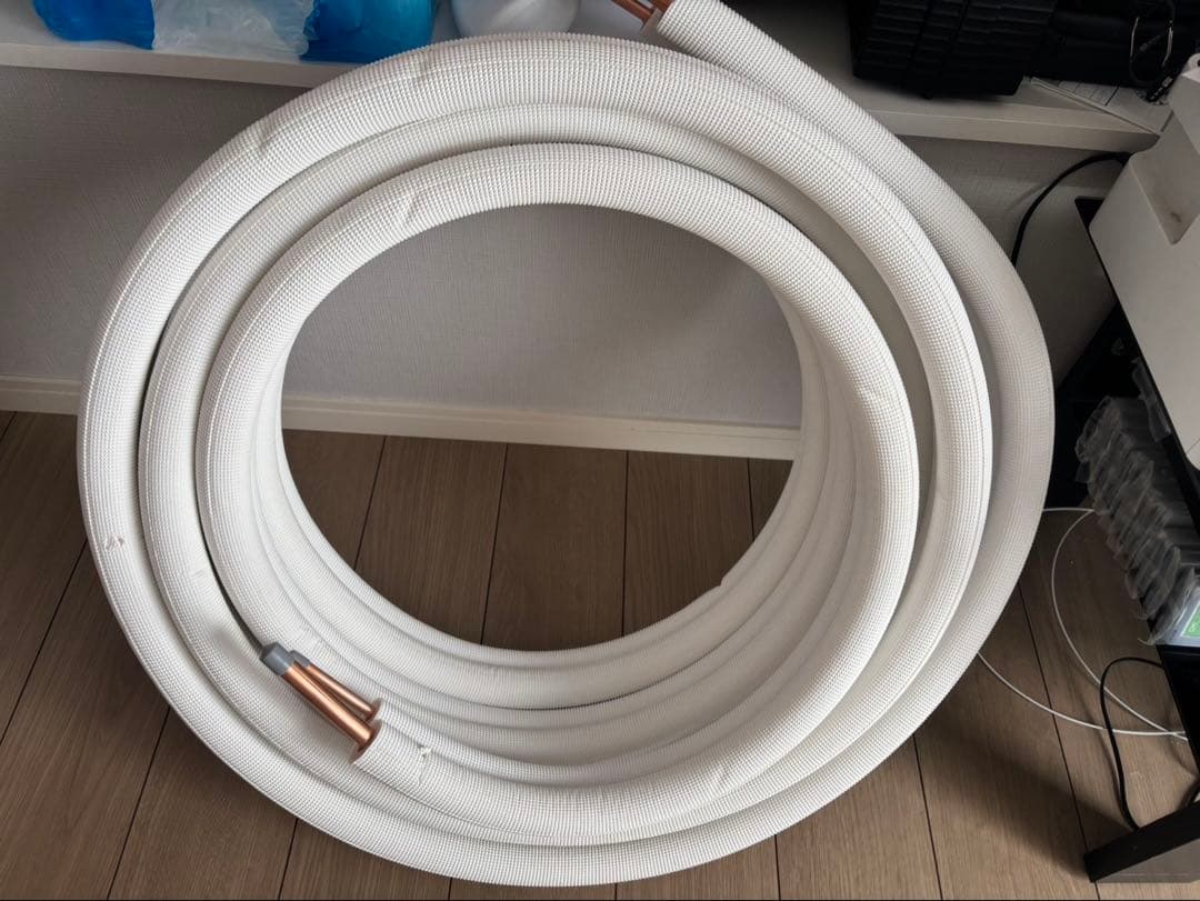 関東器材 ペアコイル　3分5分 長さ12m保温材厚10mm KP-35H