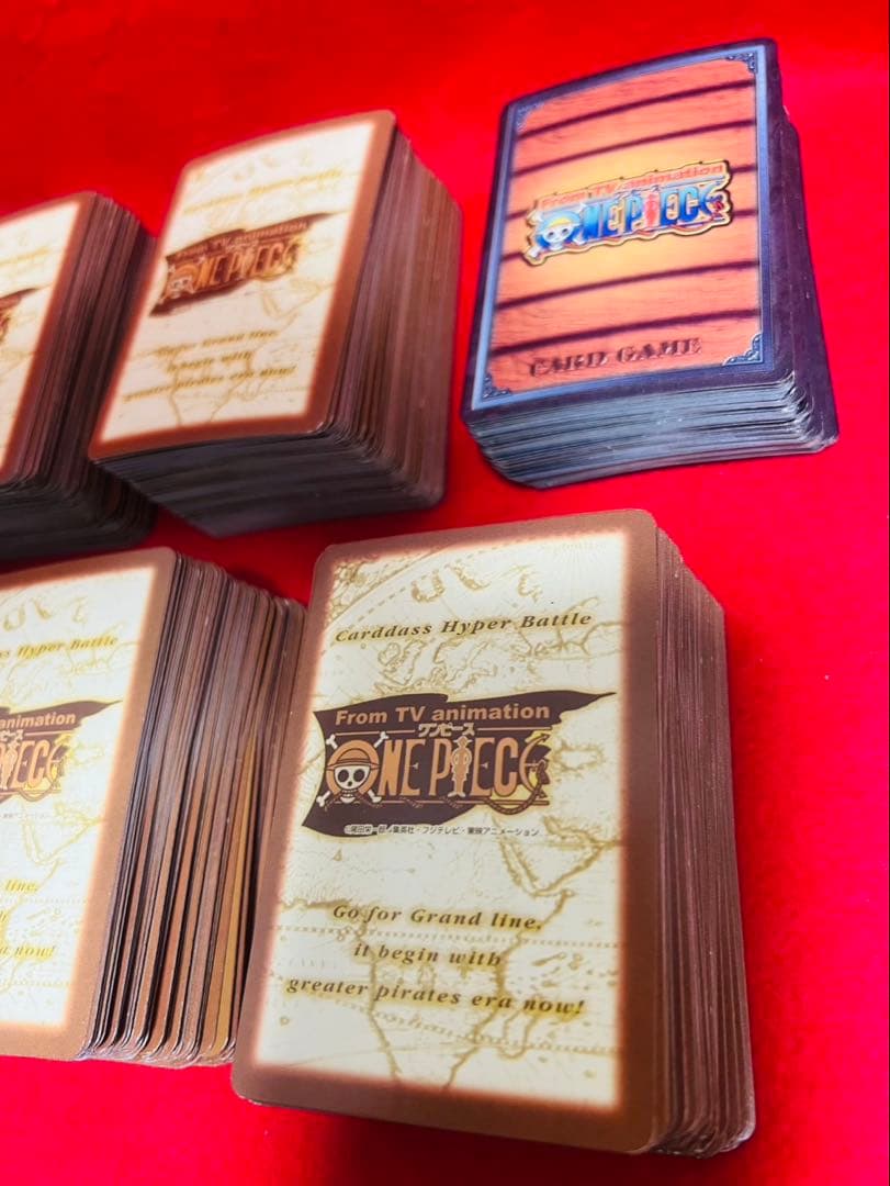 ワンピース旧カードゲーム　カードダス　850枚以上　まとめ　初期ハイパーバトル