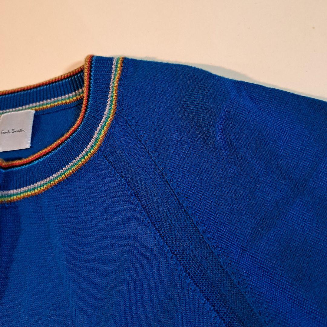 新品未使用【Paul Smith】ゆったりアームラグラン袖　ロイヤルブルー
