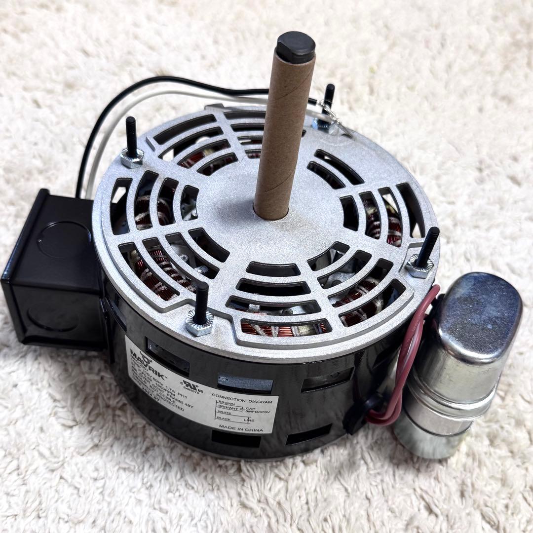 【新品未使用】MAVRIK 換気扇モーター 1/8HP PSC 5 5/8インチ
