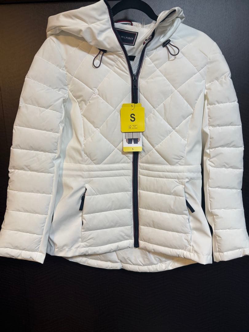   ホワイト ダウンジャケット S
