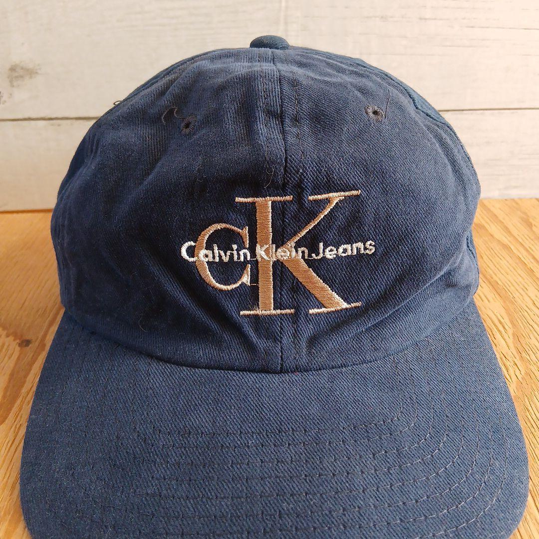 【 ヴィンテージ USA製 古着 】 カルバンクライン ジーンズ キャップ