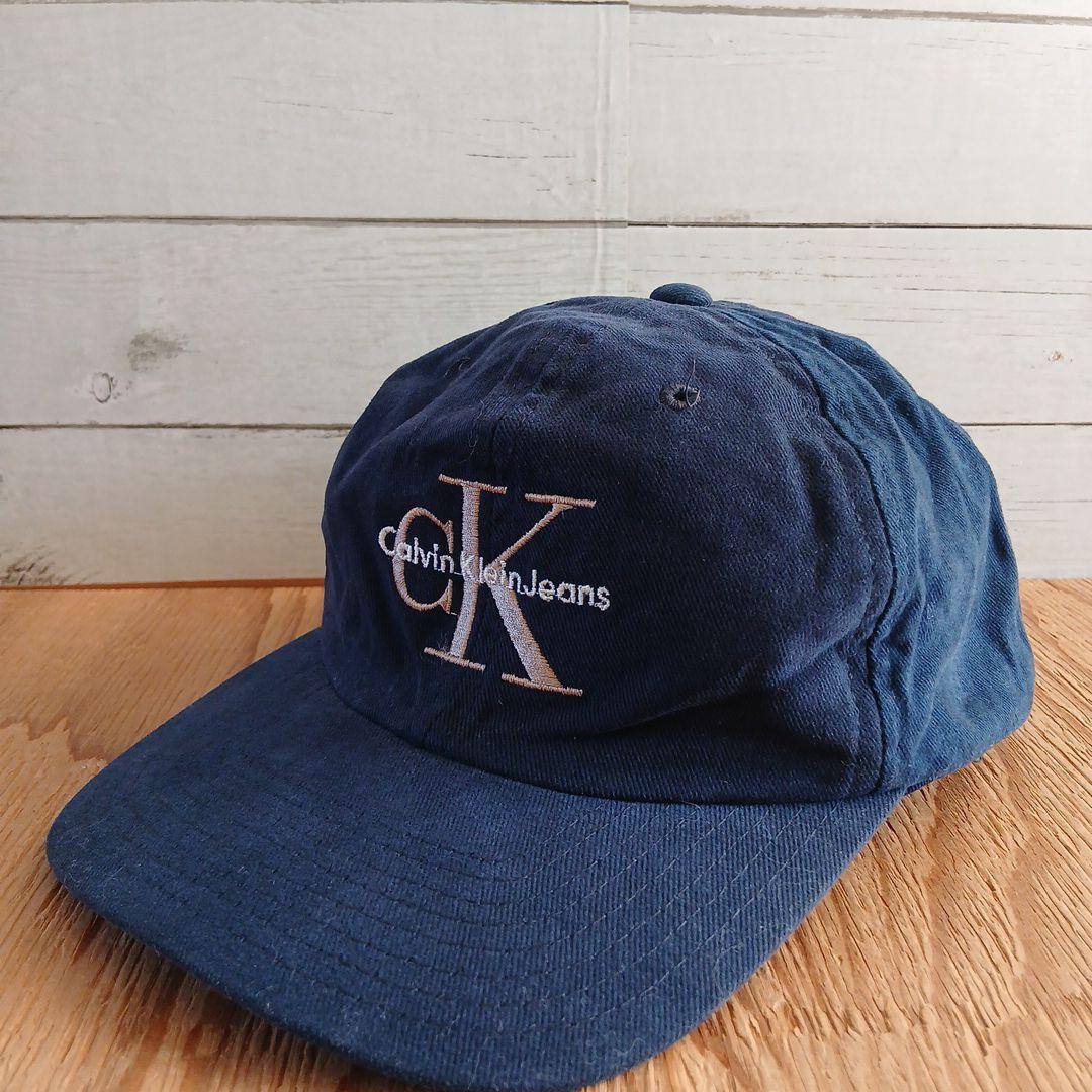 【 ヴィンテージ USA製 古着 】 カルバンクライン ジーンズ キャップ