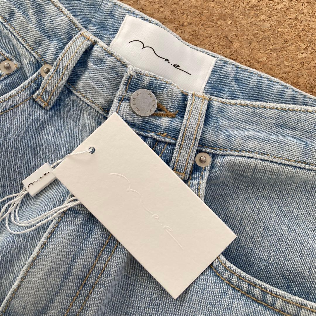 ナエ　nae ワイドルーズジーンズ S ジーンズ