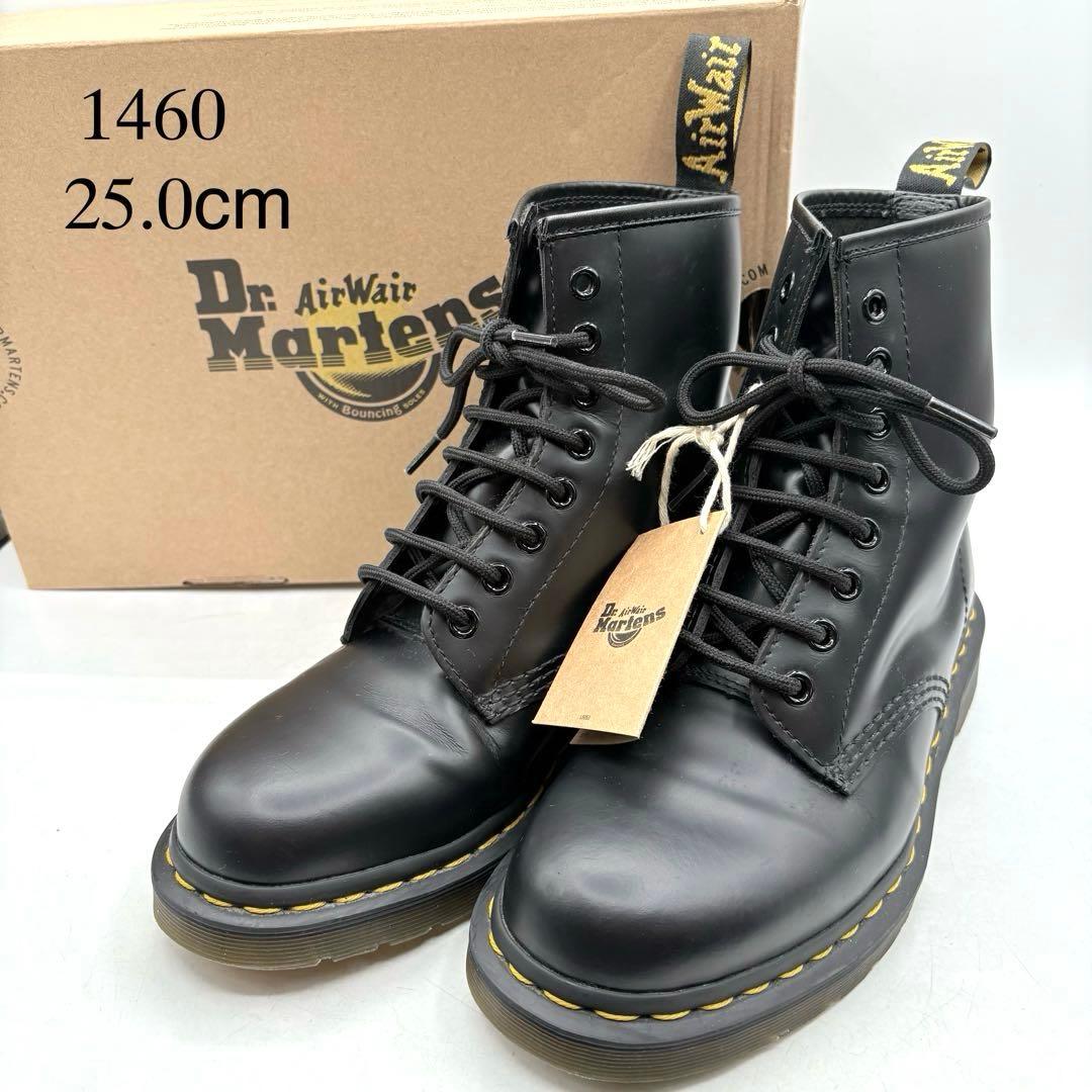 極美品✨ ドクターマーチン 1460 8ホール 【UK6】 イエローステッチ