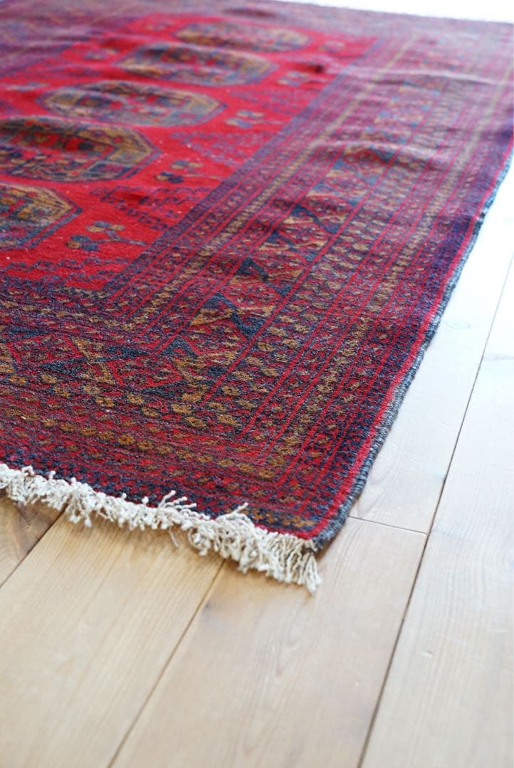 【上質】　トライバルラグ　ペルシャ絨毯　ビンテージ