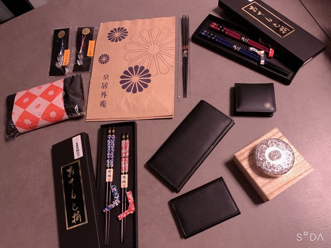 皇居開運長財布特革財布✨美品新品未使用品✨極上クラス品の金運ウォレットセット✨✨